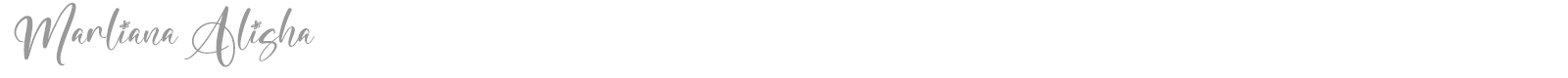 Marliana Alisha font preview